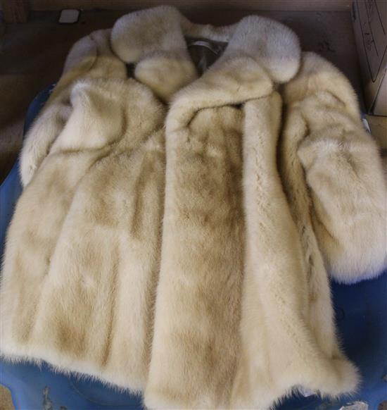Blonde mink jacket